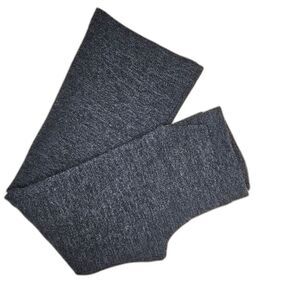 Neiman Marcus Charcoal Gray Knit Elastic Waist Dressy Loose Fit Trouser Pants